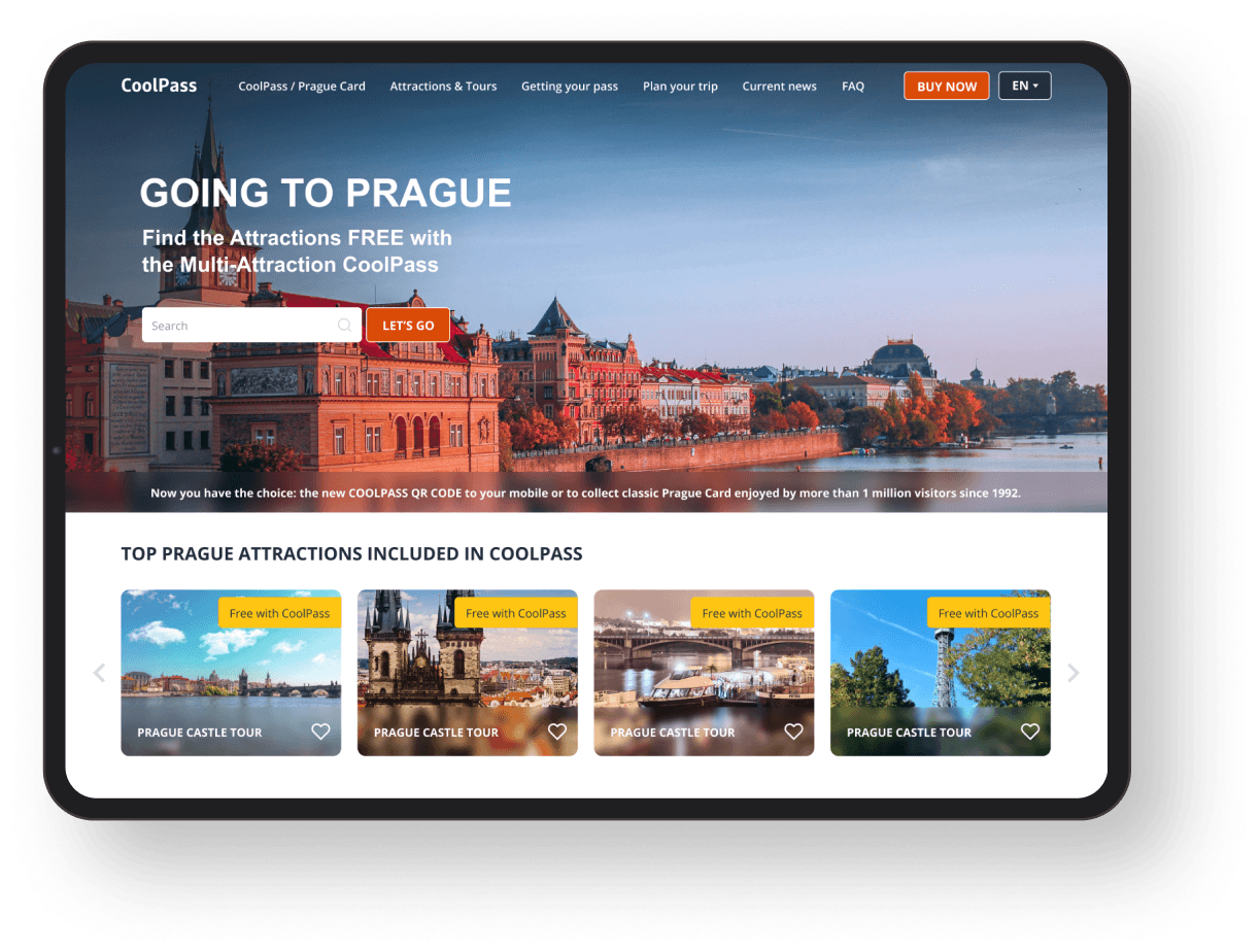 Prague Tourist Guide — Web & Mobile